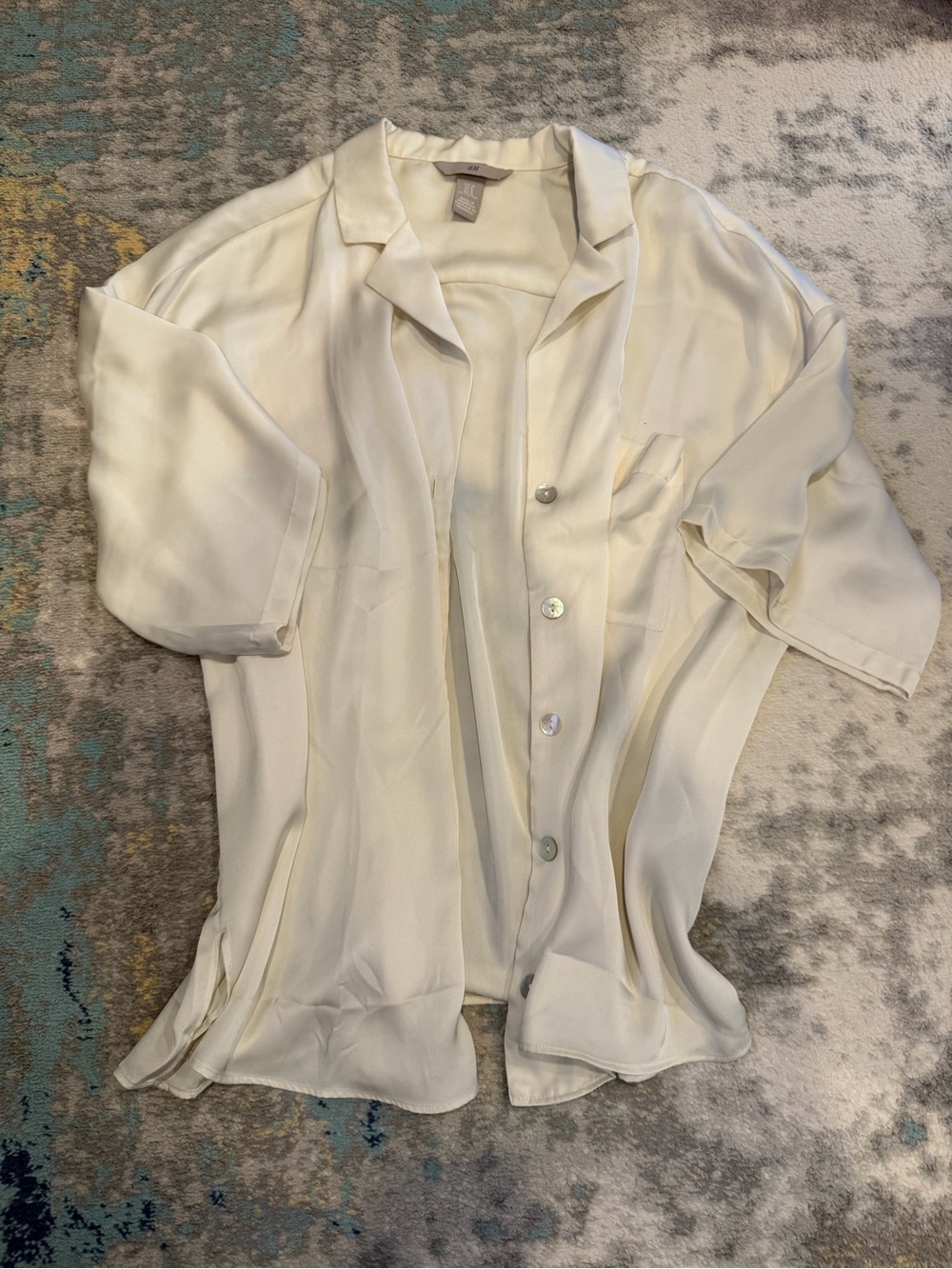 Silky H&M Button Up Shirt